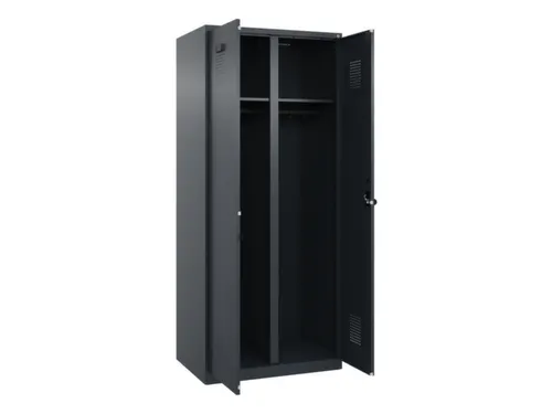 locker voor scheiding van kleding,HxBxD 1850x800x500mm,2vak