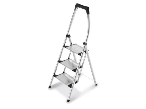 vouwtrapje bordes H 740mm 3treden aluminium