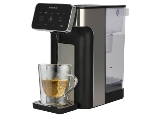 Heetwaterdispenser Inventum 2l 2600w zwart rvs