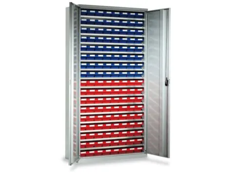 Bakkenkast M. Extra Vlakke Stellingbakken 1950x1000x410mm 136x Maat 1