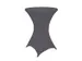Housse pour table haute Ø80cm gris anthracite