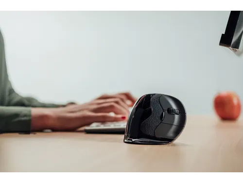 Evoluent D Ergonomische muis draadloos rechts Antraciet Medium