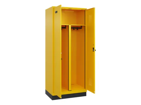 PBM-locker,HxBxD 1950x800x500mm,2vak,vak B 400mm,draaigrendel