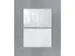 Tableau en verre magnétique XL Sigel 1500x1000x18mm blanc mat