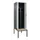PBM-locker met bank,HxBxD 2120x600x815mm,2vak,vak B 300mm