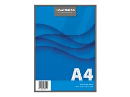 Schrijfblok Aurora A4 ruit 5x5mm 100 vel 60gr blauw
