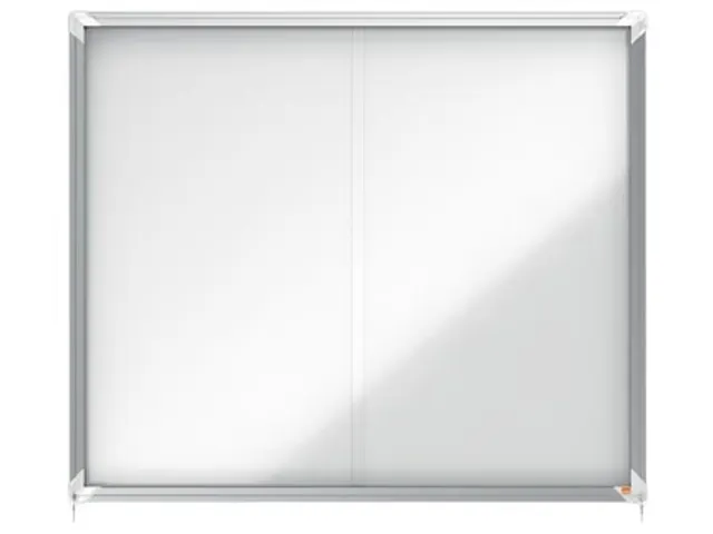 Premium Plus binnenvitrine schuifdeuren hoekslot magnetisch 15x A4