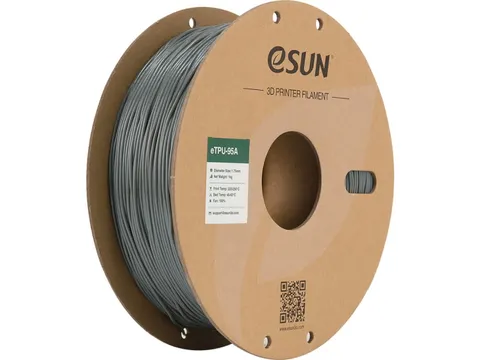 eSUN 3D printer Filament eTPU-95A 1,75mm Grijs 1kg