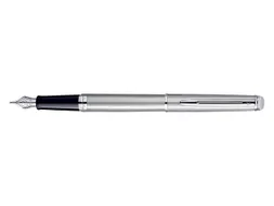 Vulpen Waterman Hémisphère Stainless Steel CT Fijn Blauwe inkt