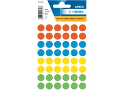 HERMA 1851 Multipurpose etiketten Rond 13mm Assorti 240 stuks