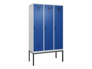 locker voor scheiding van kleding,HxBxD 2120x1200x500mm,3vak - 2