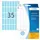 HERMA 2353 Universele etiketten 12x30mm Blauw 1120 stuks