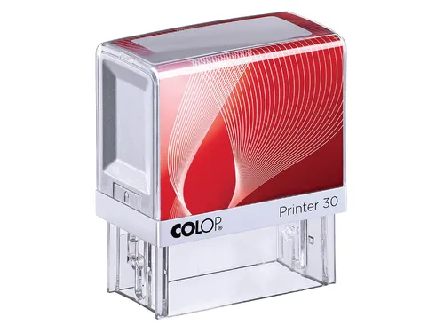 Tekststempel Colop Printer 30 +bon 5regels 47x18mm blauw