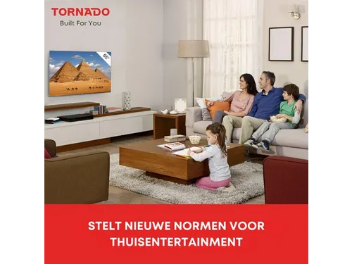 65UA3400X Tornado 65'' (165,1cm) 4K Ultra HD Smart TV Wifi Zwart