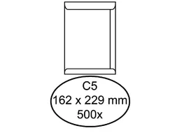 Envelop Quantore Akte C5 162X229Mm Wit Gegomd