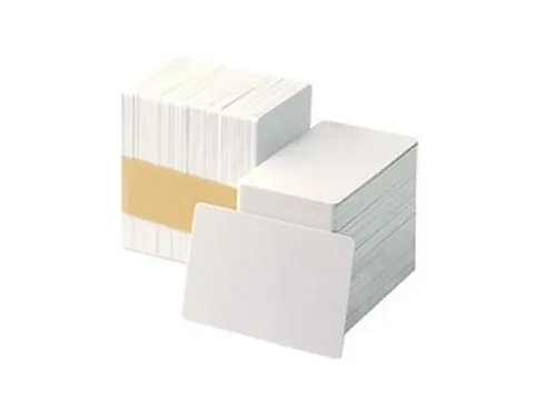 Zebra 104524-101 Premier Plus PVC Standaard Kaart Wit