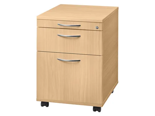 Ladenblok Beuken 590x430x580mm Pennenlade 1lade Hangmappenframe