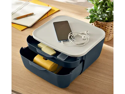 Ladenblok Leitz Cosy 2 laden grijs