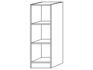 kantoorstelling,HxBxD 1270x406x400mm,2xhouten vloer,3ordnerhoogtes - 3