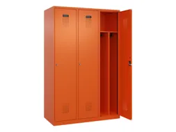 locker voor scheiding van kleding,HxBxD 1850x1200x500mm,3vak