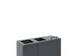 Bica 887 Afvalscheidingsunit 3x45 Liter Antraciet