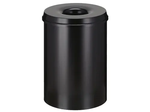 Vlamdovende papierbak 30 Liter Zwart