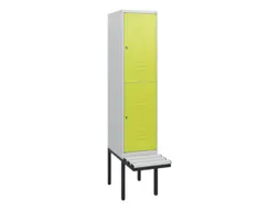 Dubbeldekse dekenkist,HxBxD 1950x400x815mm,1x2vak.,vak B 400mm
