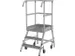 escalier mobile,roulant,estrade H 0,75m,3marches a. revêtement R13,al