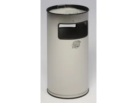 Combi-Asbak 700x320mm Dubbelvoudige Sleuf Asbakinzet Rvs Rond Rvs