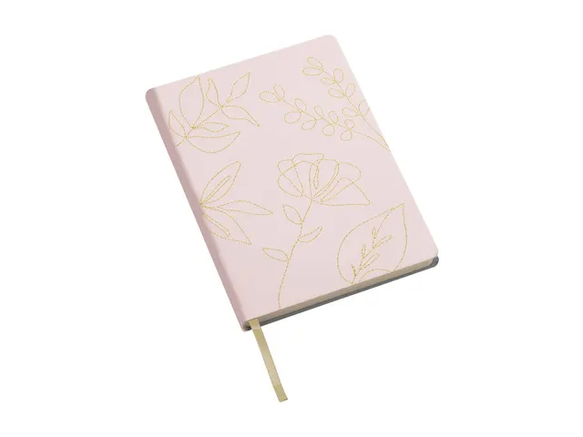 Carnet de notes Stiched Botanical ligné 15x20cm