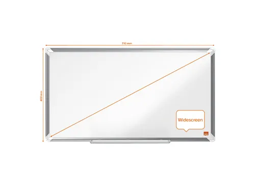 Whiteboard Nobo Premium Plus Widescreen 40x71cm emaille