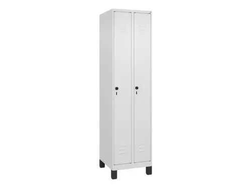locker,HxBxD 1950x500x500mm,2vak,vak B 250mm,draaigrendel,voeten
