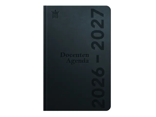 Schoolagenda 2026-2027 Ryam docent DeLuxe 7dagen/2pagina's zwart
