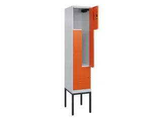 Z-garderobekast,HxBxD 2120x400x500mm,vak B 200/400mm,cil.-slot - 2