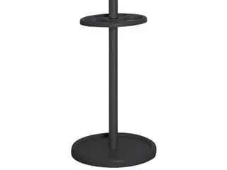 Kapstok Vepa Bins Crown 18 haken staand zwart - 4