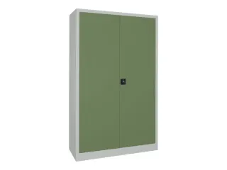 grootvolumekast met openslaande deuren,RAL7035,front RAL6011 - 2