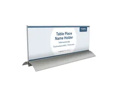 Tafelnaambord Europel 105x297mm acryl aluminium