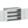 kast met geperforeerde platen,HxBxD 1000x1300x525mm,2xStalen bodem