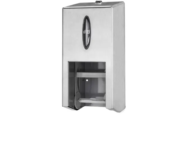 Tork 472019 Twin Hulsloos Mid-size Toiletpapier Dispenser RVS