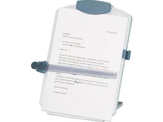 Desktop Easel-Documentenhouder A4 Met Clip Lichtgrijs - 3