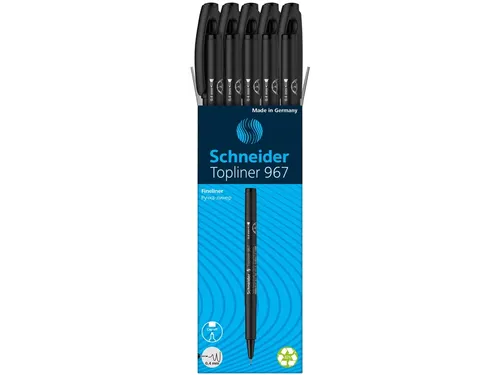 Fineliner Schneider Topliner 967 Zwart 0.4mm