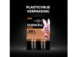 Batterij Duracell Plus Powerboost AAA 4 stuks