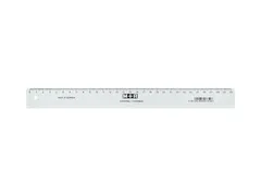 Latte M+R 30 cm plastique transparent et flexible incassable