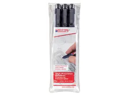 Fineliner edding 1800 zwart assorti set