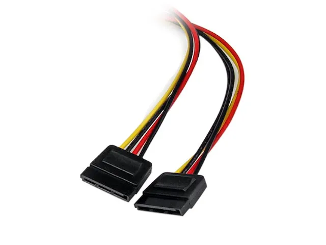 30 cm LP4 naar 2x SATA Voedingskabel Y-adapter