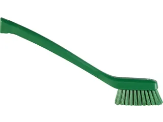 Vikan Hygiene smalle borstel Groen lange steel - 1