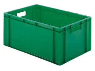Euronorm-stapelbak 51l 270x600x400mm Wanden/bodem Gesloten Groen - 1