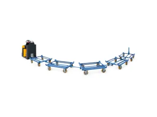 Palletonderwagen Als Routetrein 22601 1000kg 1210x810mm Ral5007 - 5