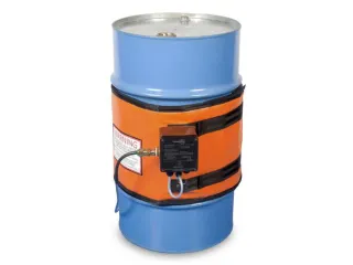 Verwarmingsmantel,V. 120L Vat,Buiten Glasvezel/Silicone,Oranje - 1