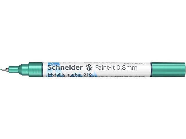 Metallic marker Schneider Paint-It 010 0.8mm groen metallic